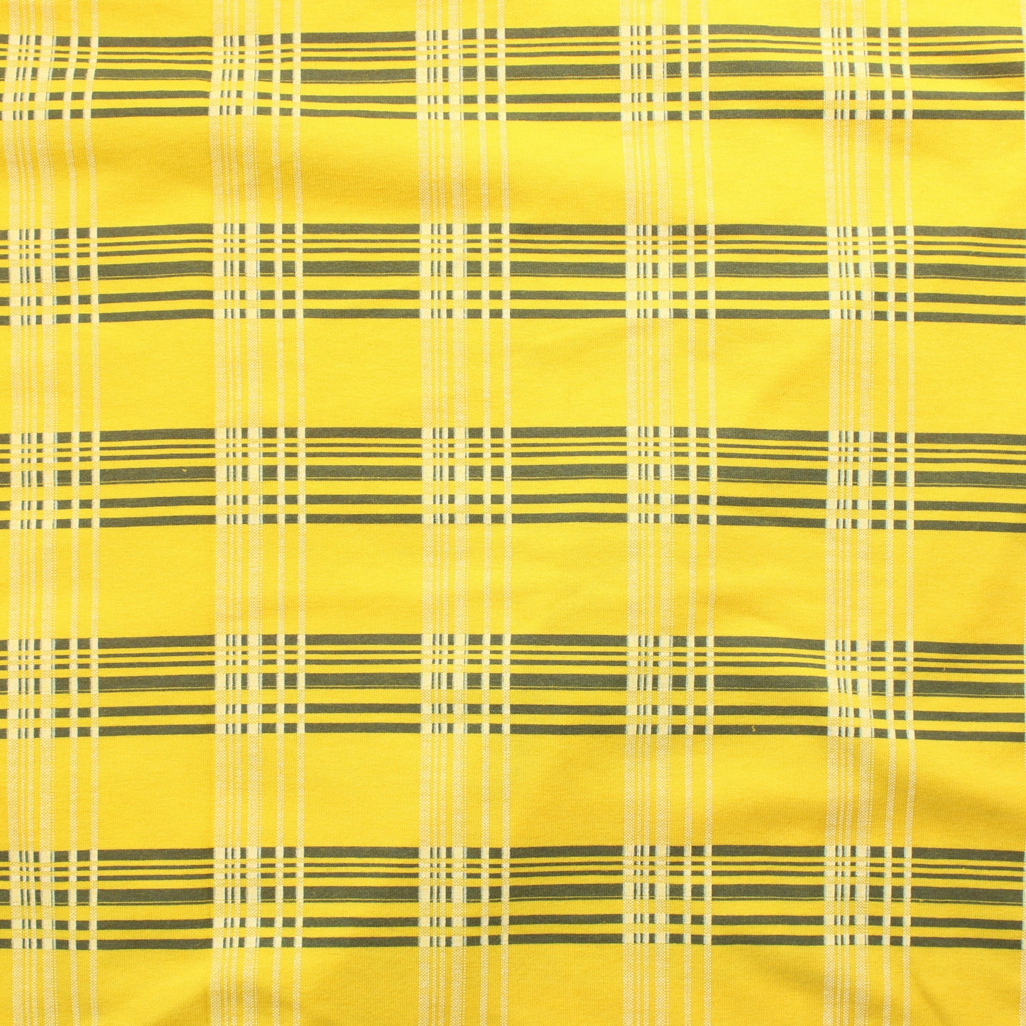 Keltainen Ohuehko ruutu Trikoo - Pala