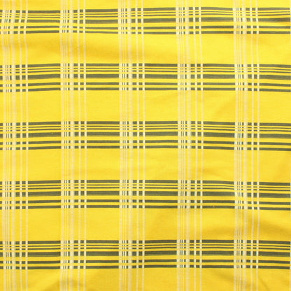 Keltainen Ohuehko ruutu Trikoo - Pala
