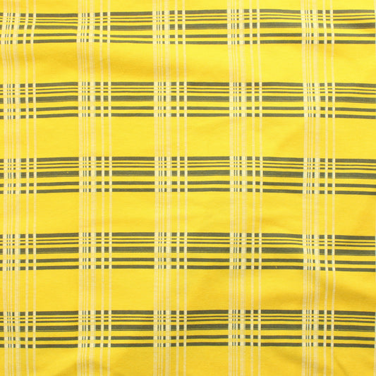 Keltainen Ohuehko ruutu Trikoo - Pala