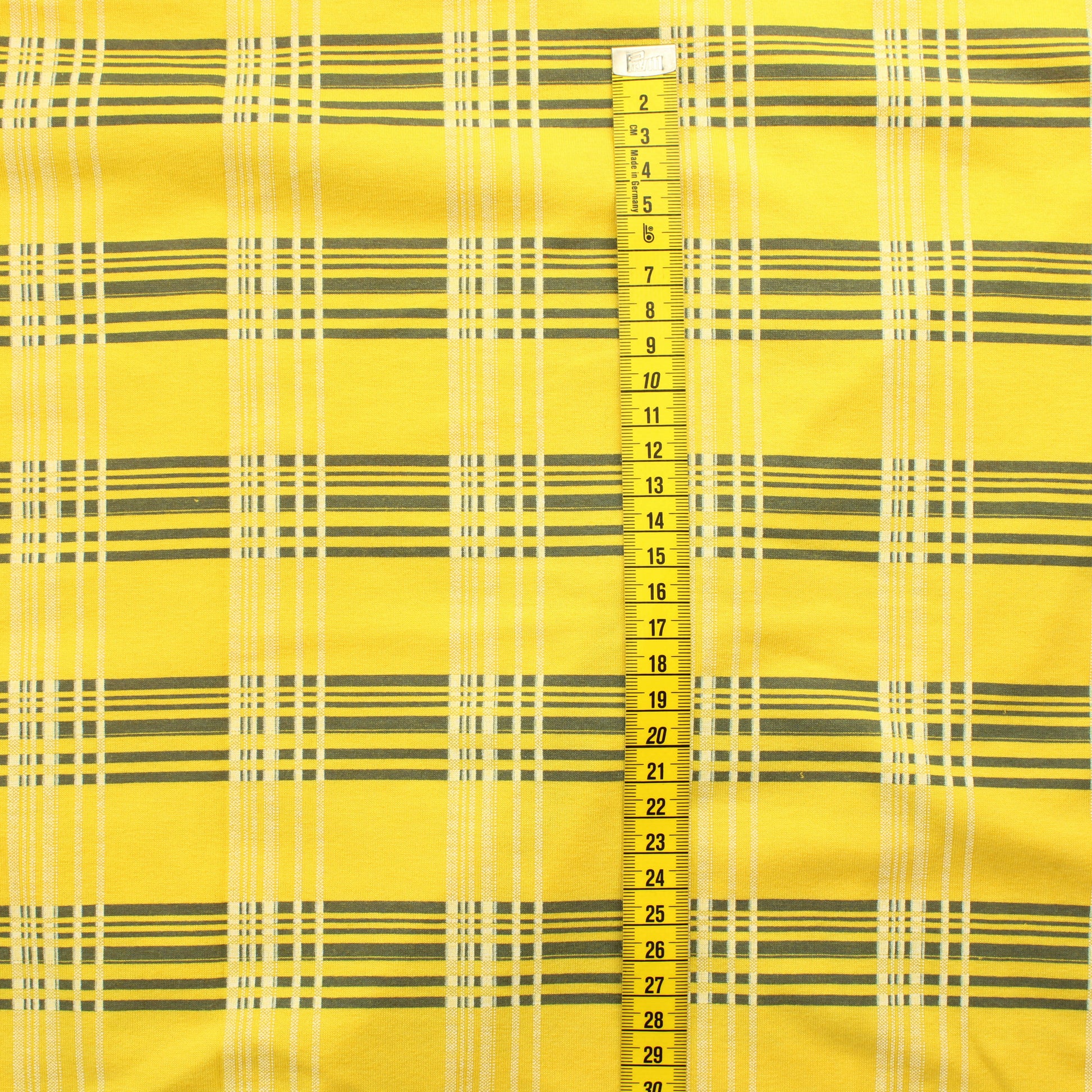 Keltainen Ohuehko ruutu Trikoo - Pala