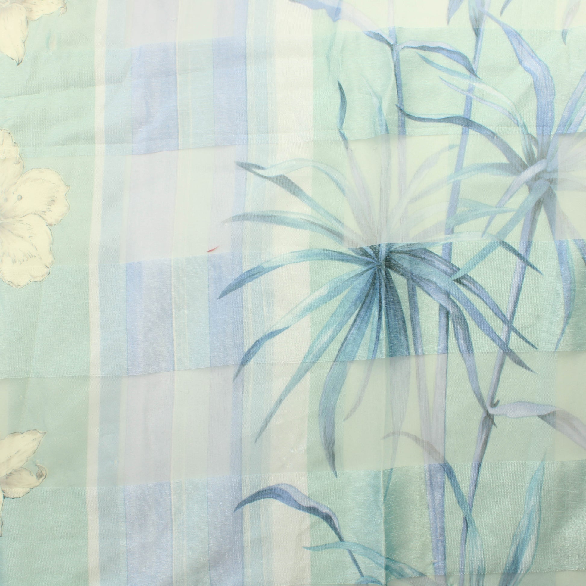 Sinivihreä kukka Valoverhokangas - Palapaketti