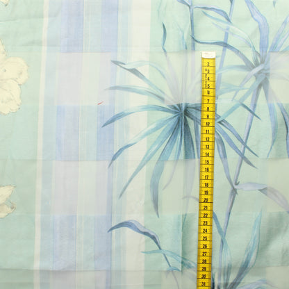 Sinivihreä kukka Valoverhokangas - Palapaketti