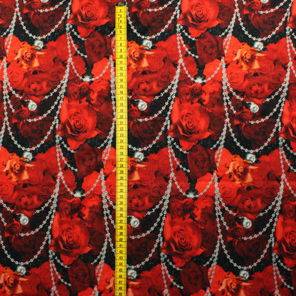 Fabriking Ruusut ja käädyt Trikoo - Pala