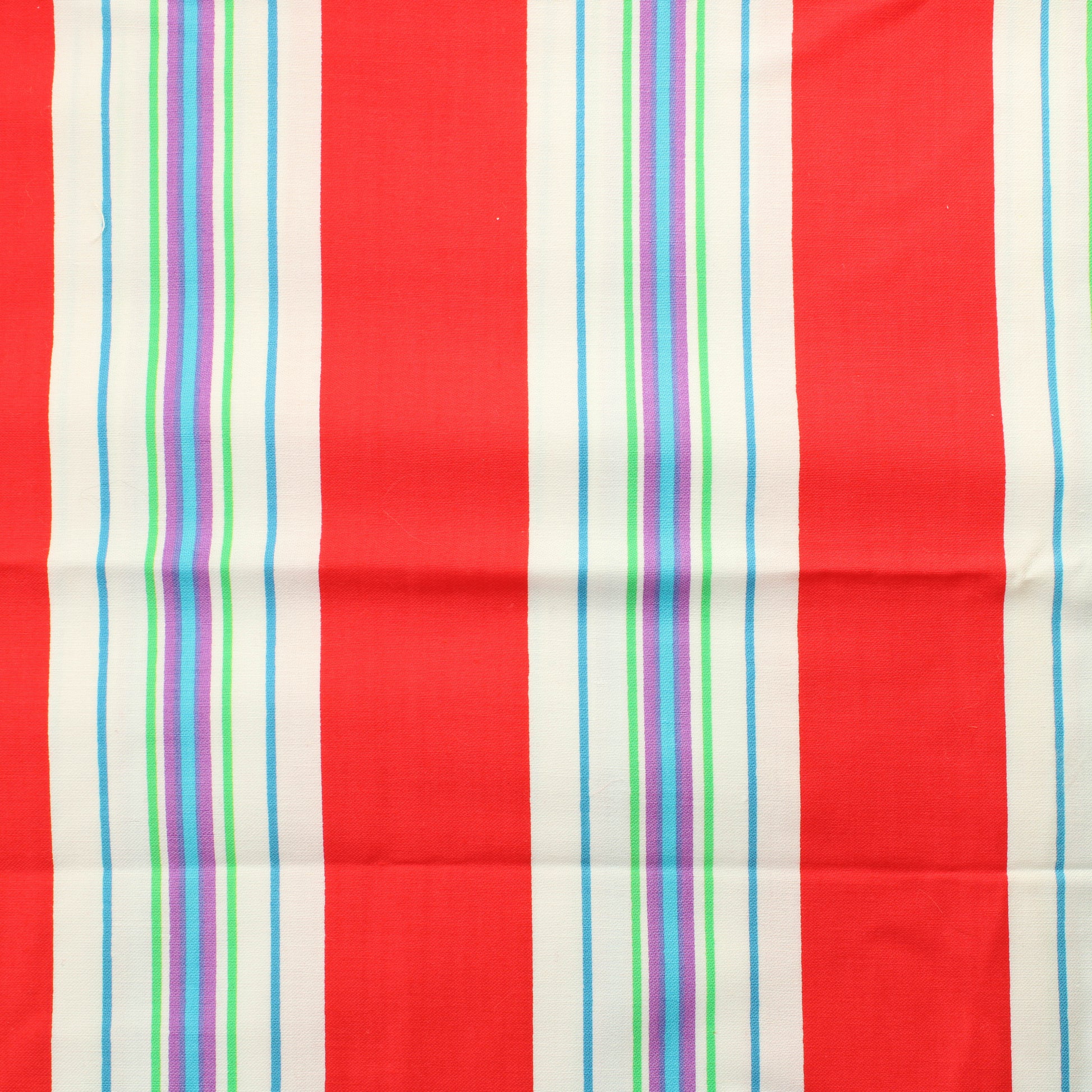 Kirkkaan värinen pystyraitainen Puuvillasekoite - Pala