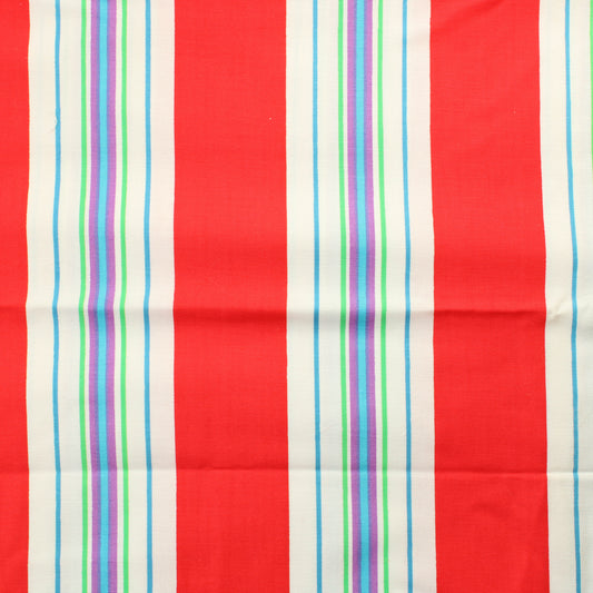 Kirkkaan värinen pystyraitainen Puuvillasekoite - Pala