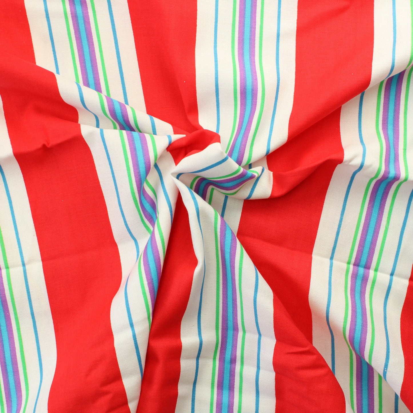 Kirkkaan värinen pystyraitainen Puuvillasekoite - Pala