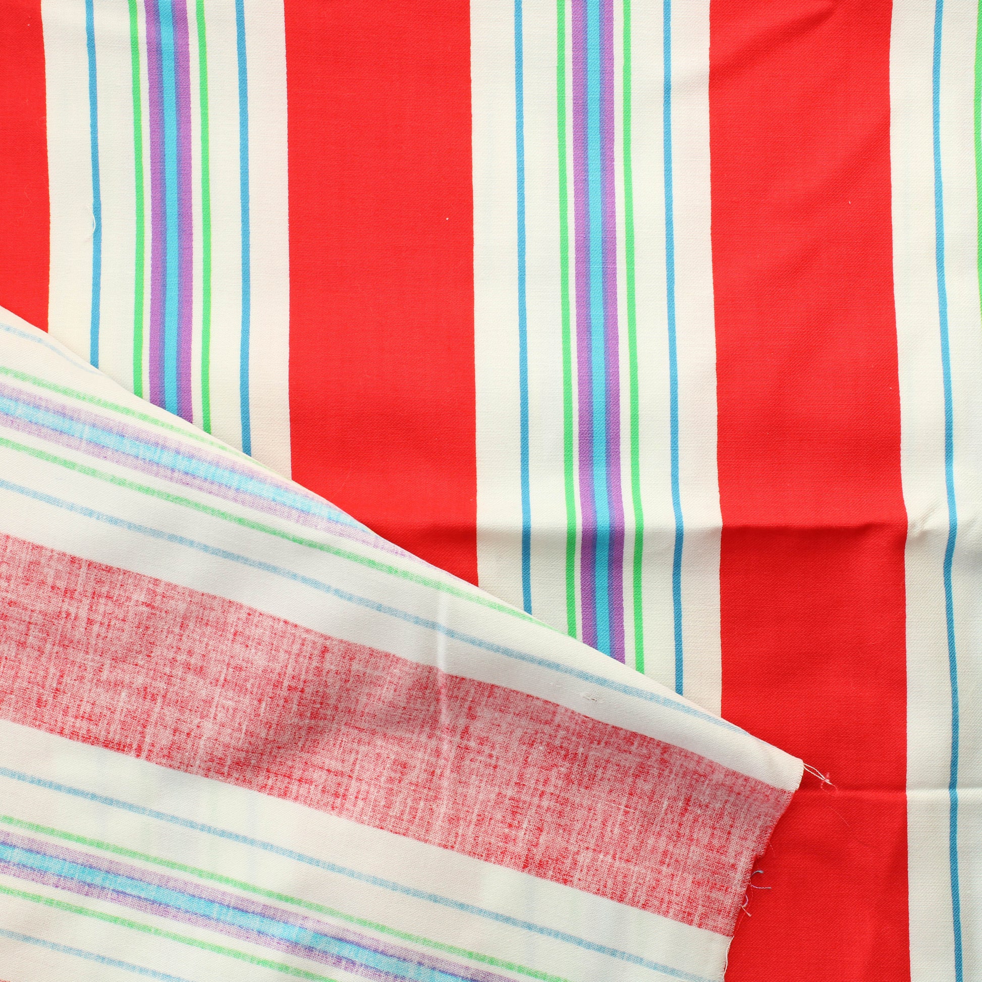 Kirkkaan värinen pystyraitainen Puuvillasekoite - Pala