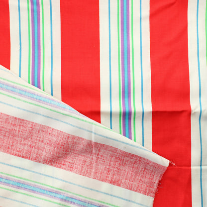 Kirkkaan värinen pystyraitainen Puuvillasekoite - Pala