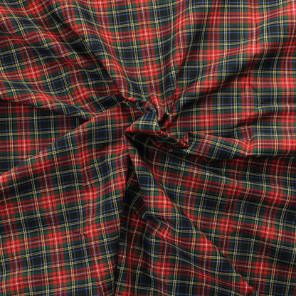 Ruudullinen Vaatetuskangas - Pala