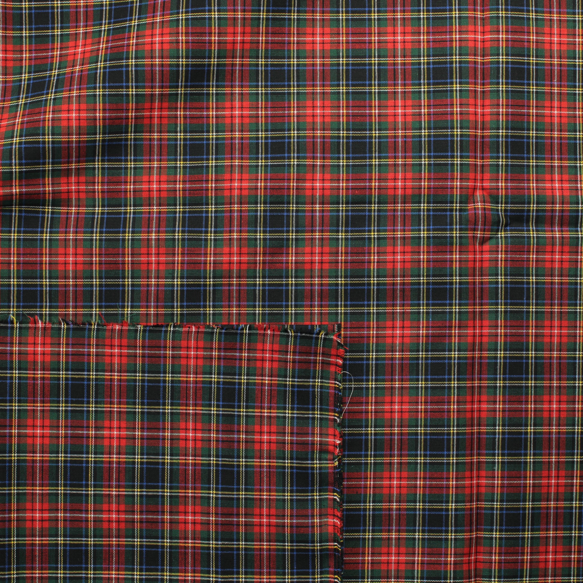 Ruudullinen Vaatetuskangas - Pala