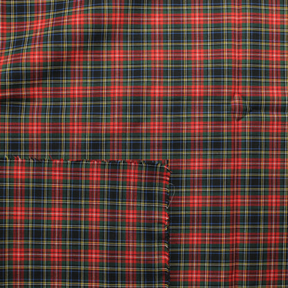 Ruudullinen Vaatetuskangas - Pala