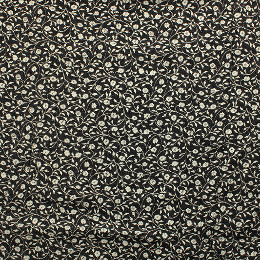 Pienet valkoiset kukat Vaatetuskangas - Pala