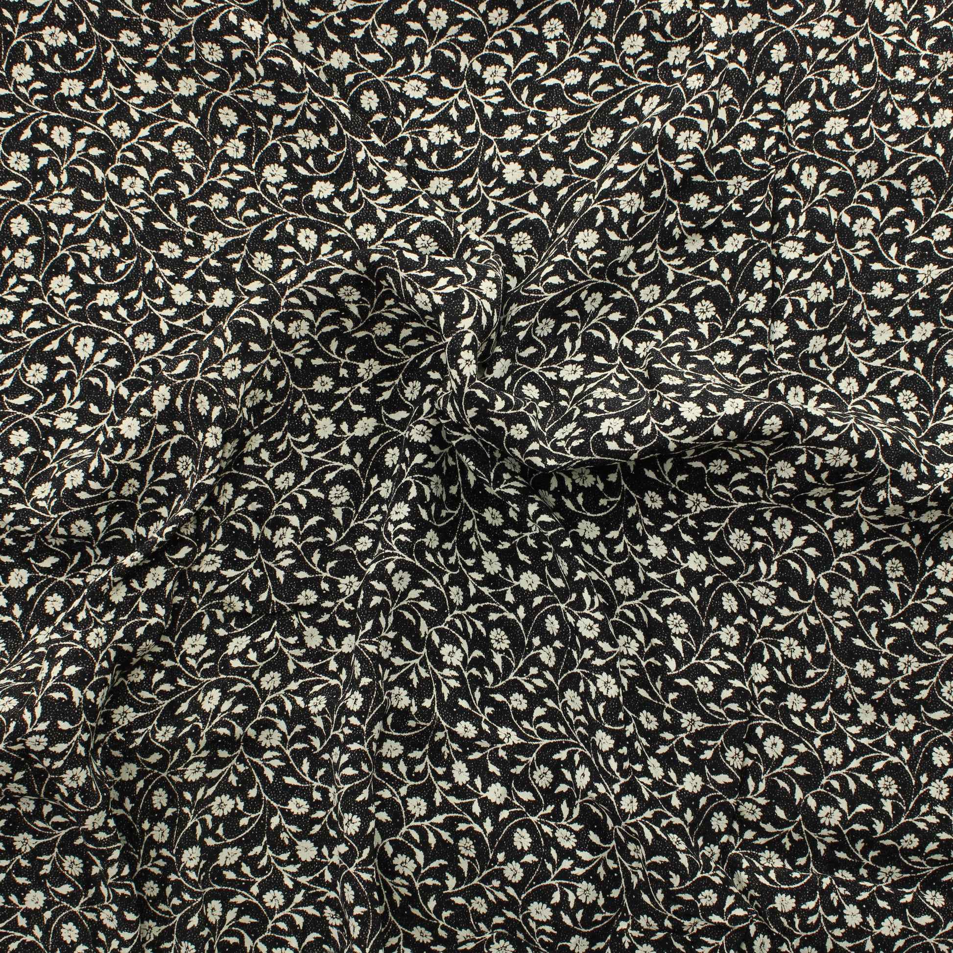 Pienet valkoiset kukat Vaatetuskangas - Pala