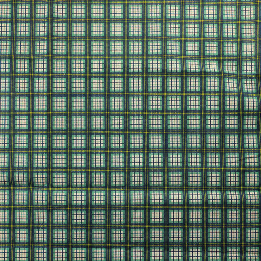 Vihreä ruudullinen Puuvilla - Palapaketti