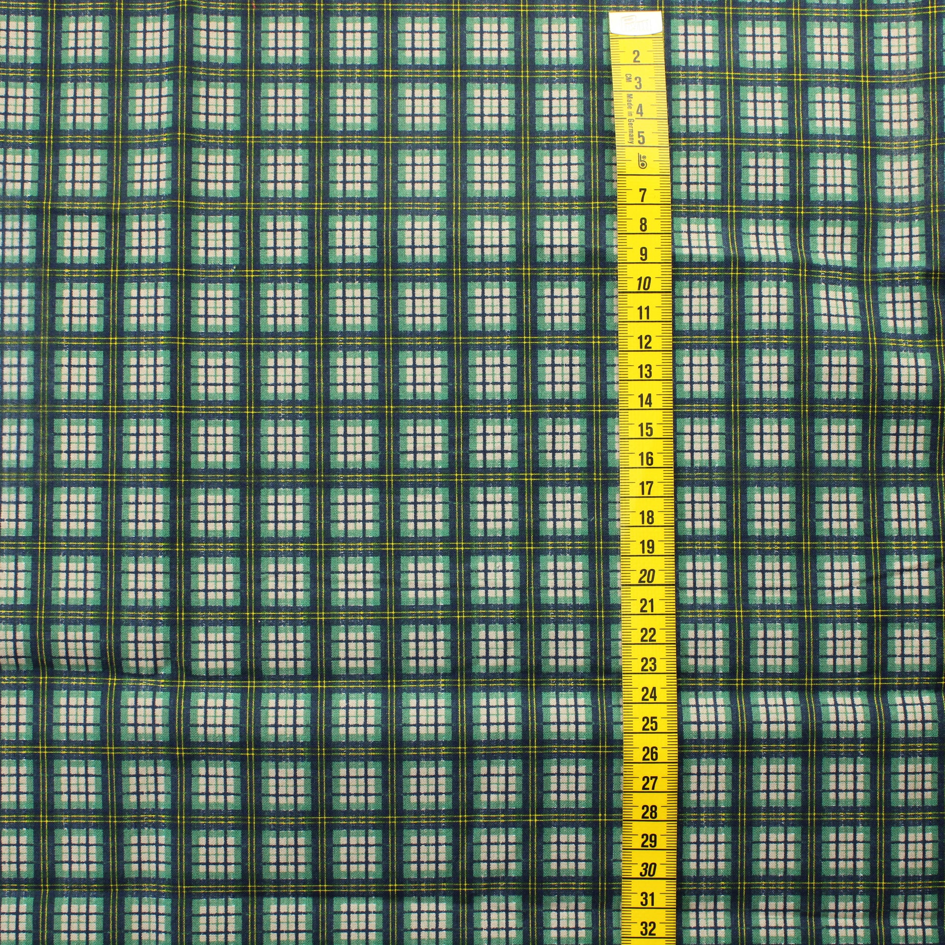 Vihreä ruudullinen Puuvilla - Palapaketti