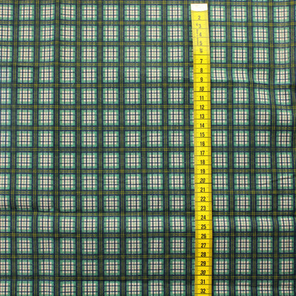 Vihreä ruudullinen Puuvilla - Palapaketti