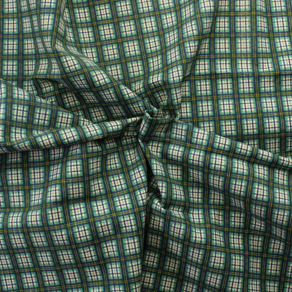 Vihreä ruudullinen Puuvilla - Palapaketti