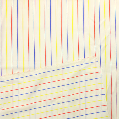 Raikas raidallinen Vaatetuskangas - Pala