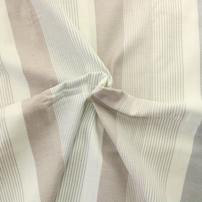 Harmaa Raidallinen Puuvilla - Pala