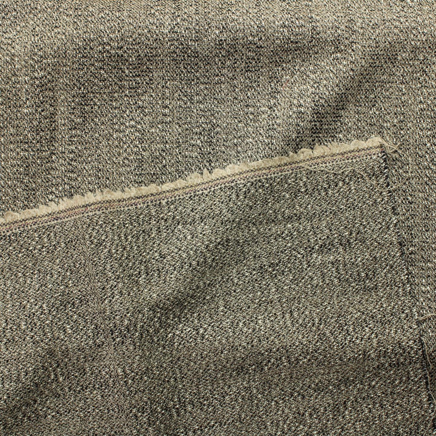 Harmaa meleerattu Villasekoitekangas - Pala