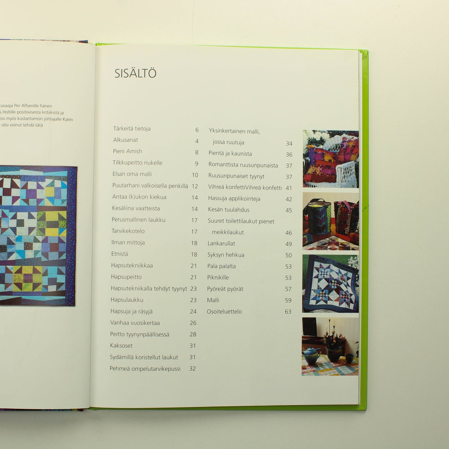 Lise Bergene: Suuria ja pieniä tilkkutöitä