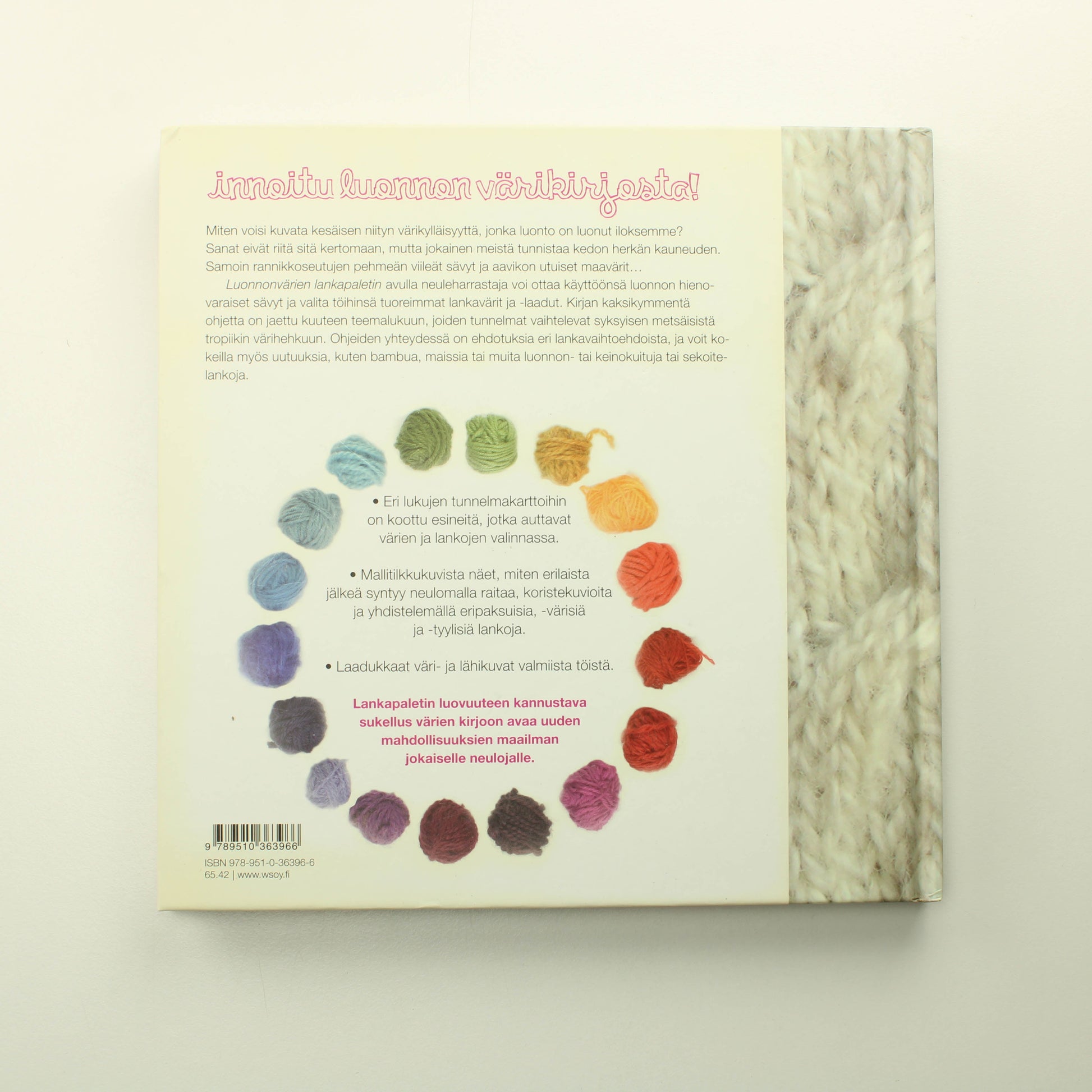 Claire Montgomerie: Luonnonvärien lankapaletti