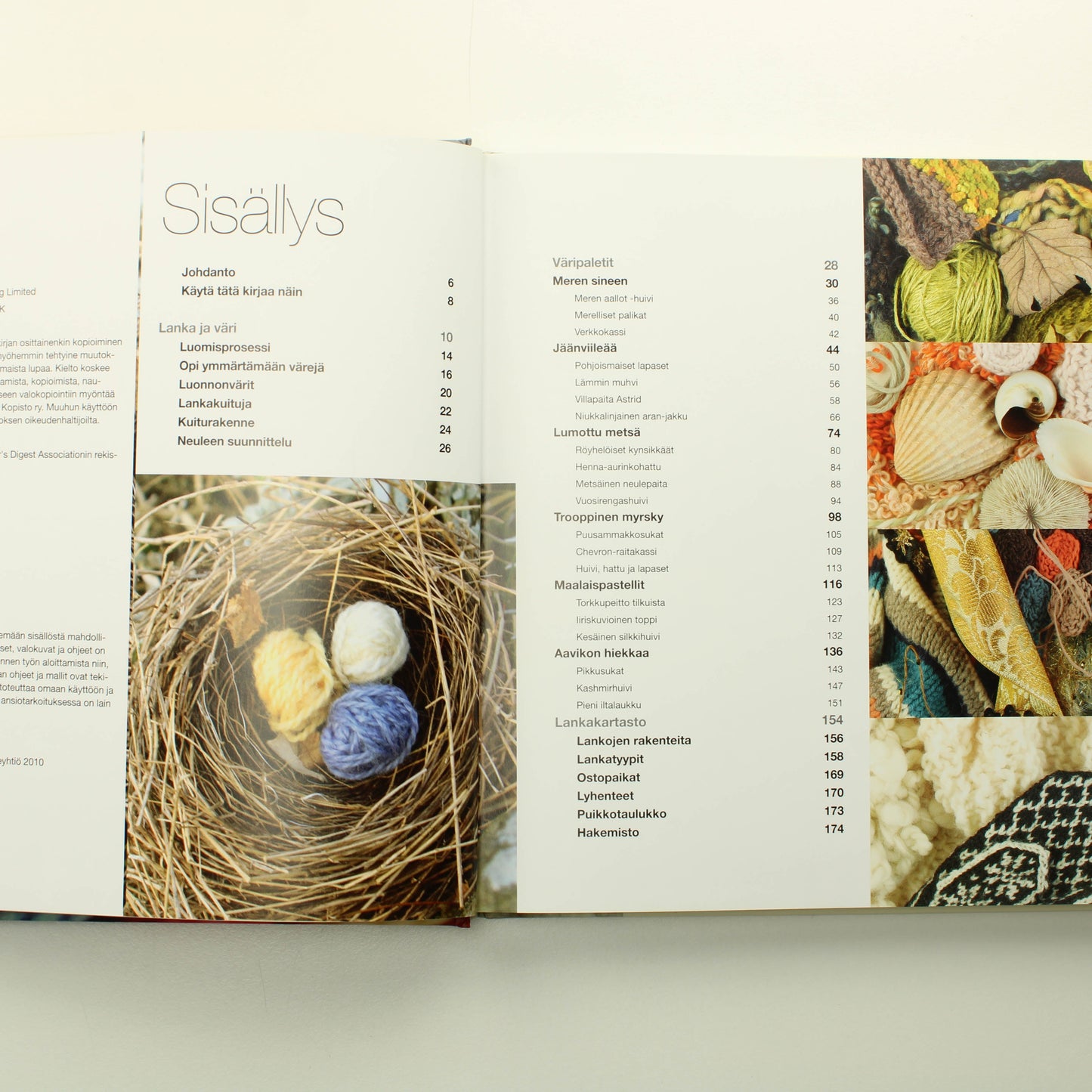 Claire Montgomerie: Luonnonvärien lankapaletti