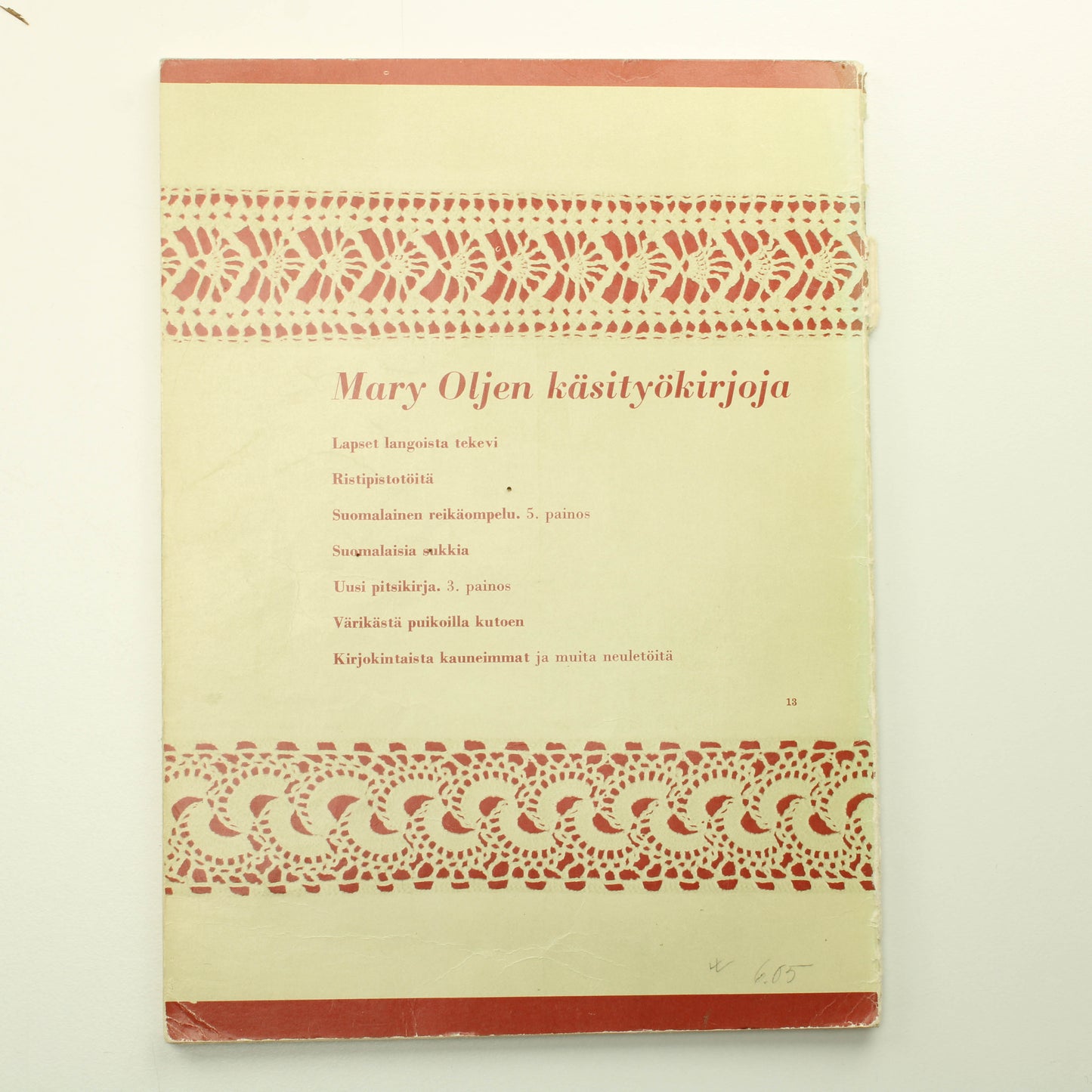 Mary Olki: Uusia ja vanhoja virkkuupitsejä