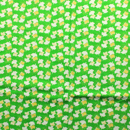 Lehtikuvioinen Ohut Trikoo - Pala