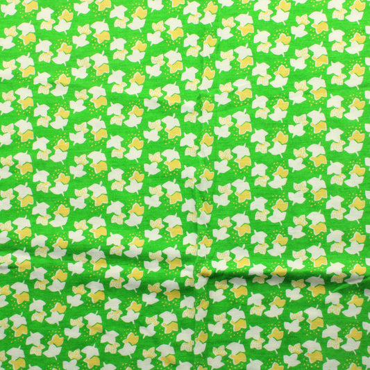 Lehtikuvioinen Ohut Trikoo - Pala