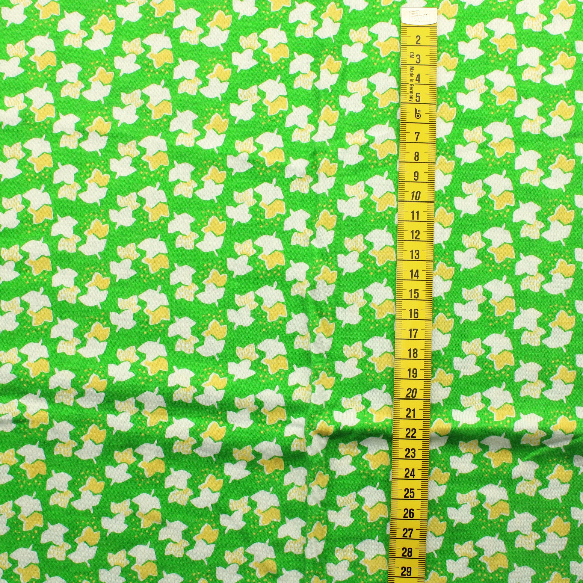 Lehtikuvioinen Ohut Trikoo - Pala