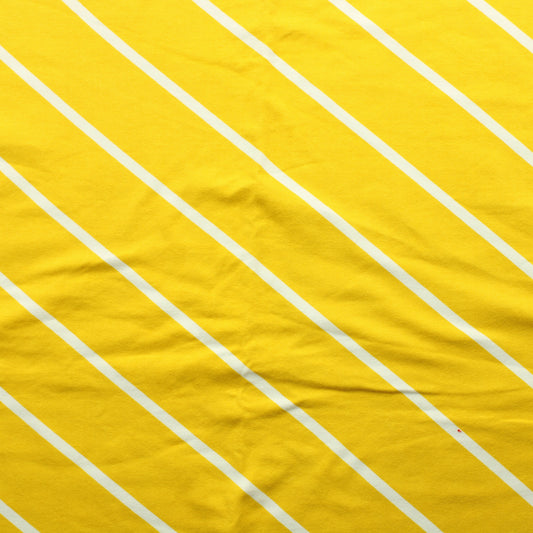 Keltainen diagonaaliraita Trikoo - Pala