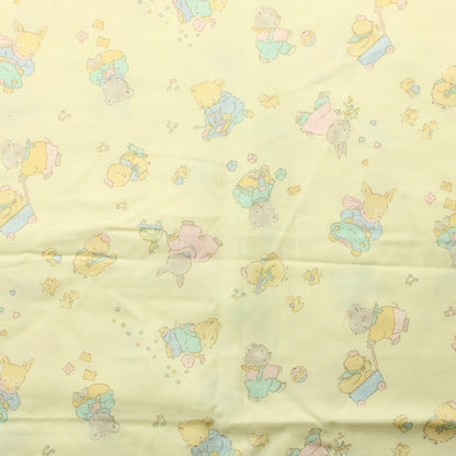 Eläimet vaaleankeltainen Puuvillasekoitetvilli - Pala