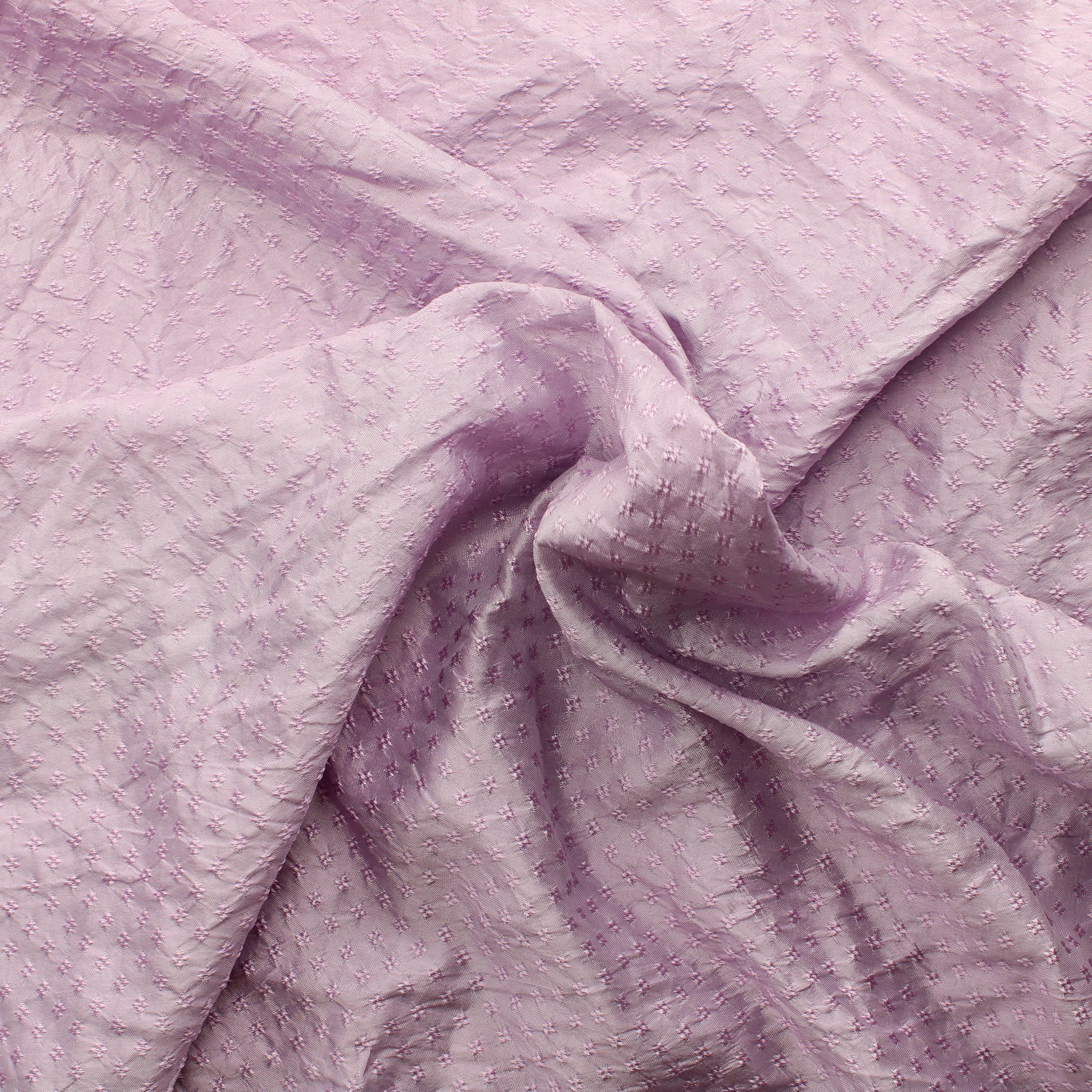 Violetti pienikukkainen Vaatetuskangas - Pala