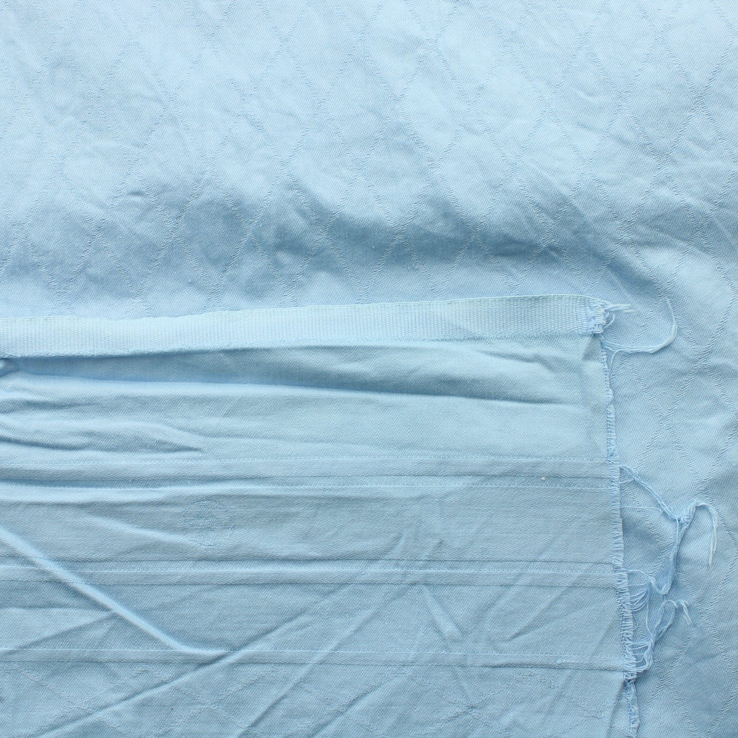 Vaaleansininen Pintakuvioinen paksuhko Puuvilla - Pala