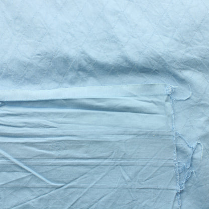 Vaaleansininen Pintakuvioinen paksuhko Puuvilla - Pala