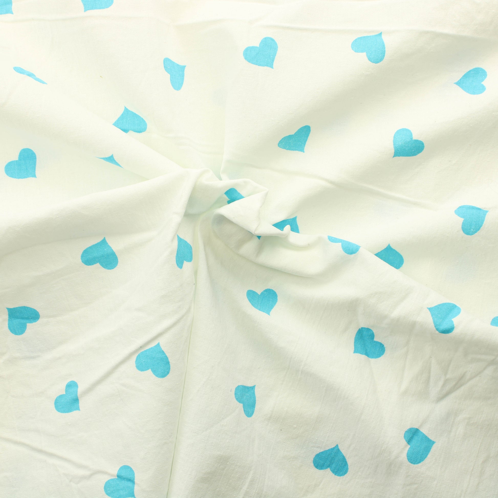 Pienet siniset sydämet Puuvilla - Pala