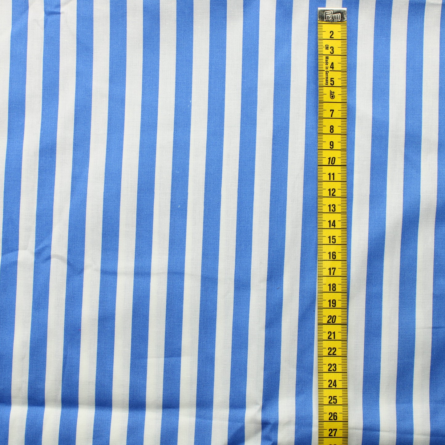 Sinivalkoinen raita Puuvilla - Pala