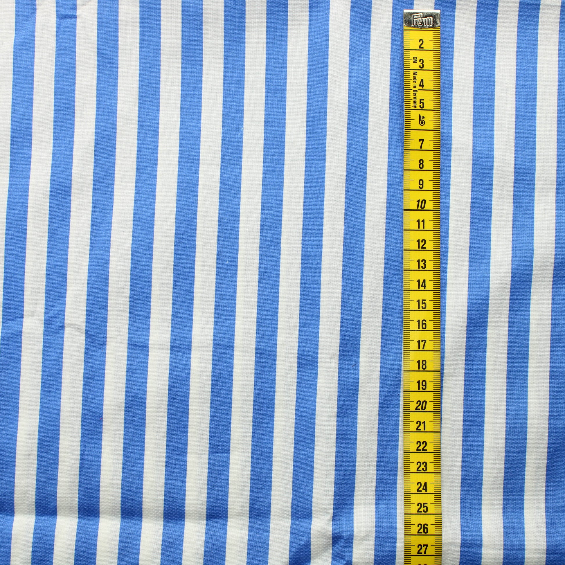 Sinivalkoinen raita Puuvilla - Pala