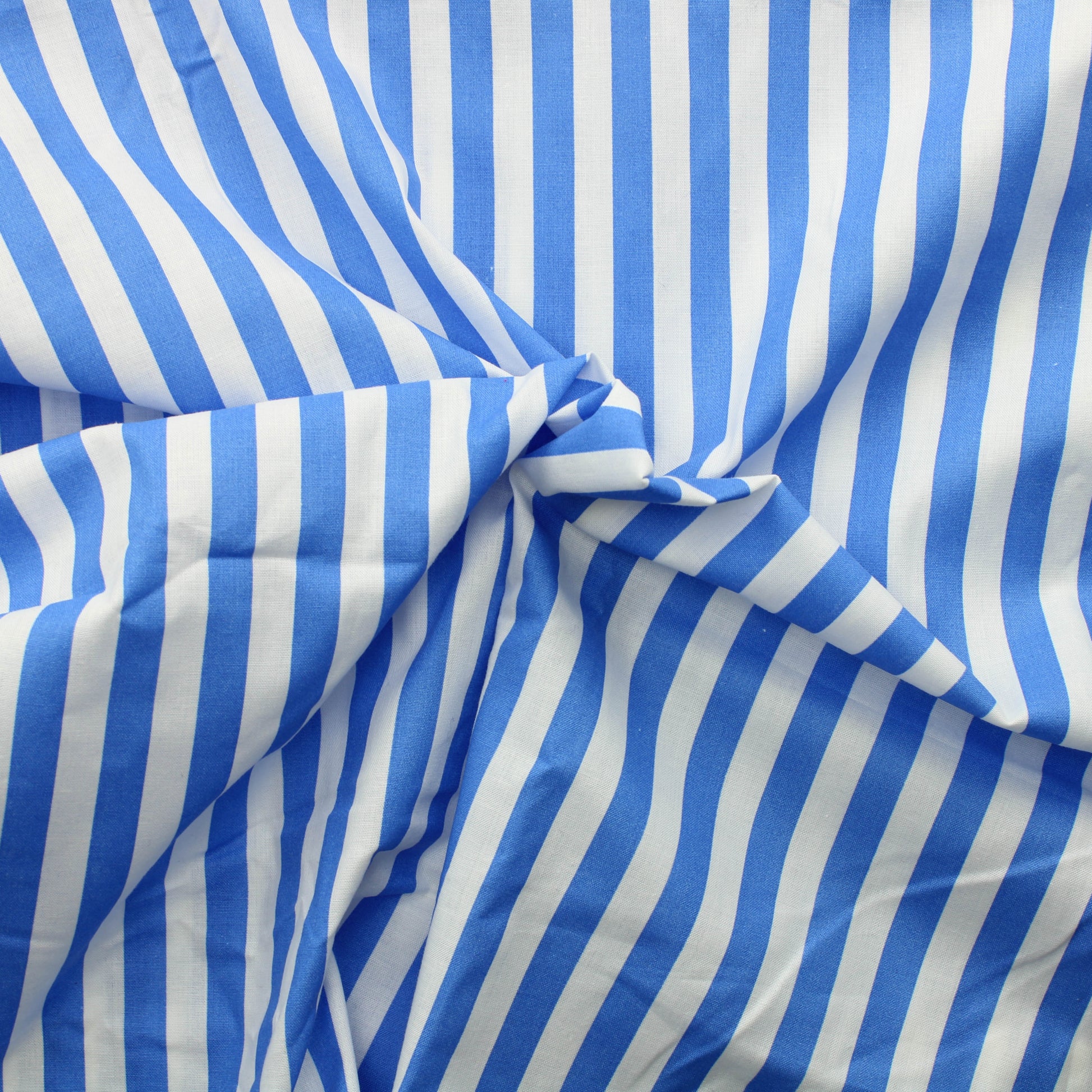 Sinivalkoinen raita Puuvilla - Pala