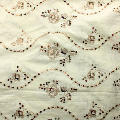 Kirjailtu Ohut Puuvillasekoite - Pala