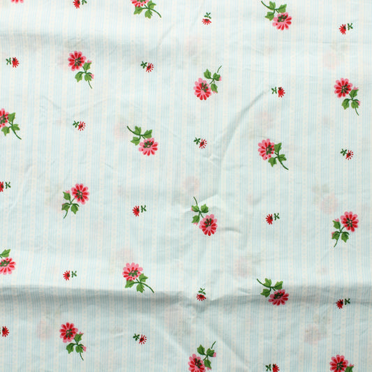 Sinipohjainen Kukka Puuvilla - Pala