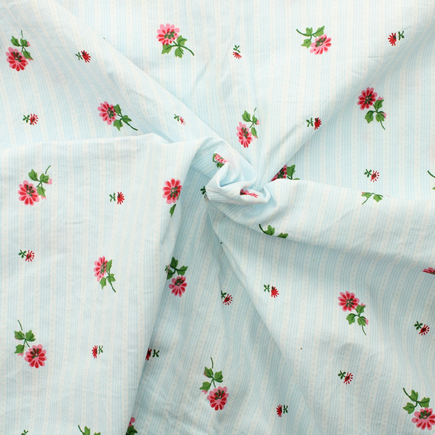 Sinipohjainen Kukka Puuvilla - Pala