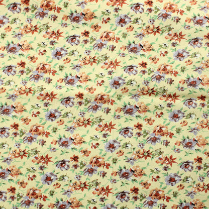 Pienet kukat keltaisella Viskoosi - Pala