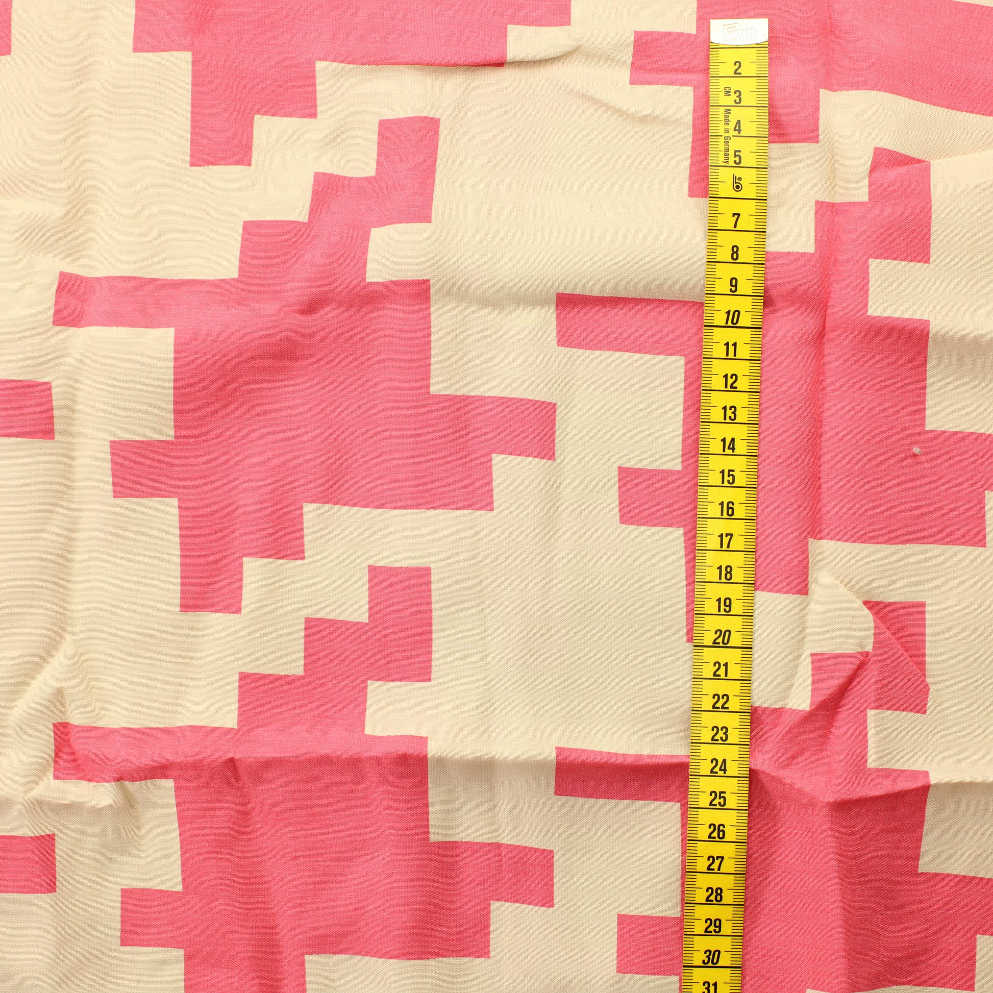 Vaaleanpuna-beige Vaatetuskangas - Pala