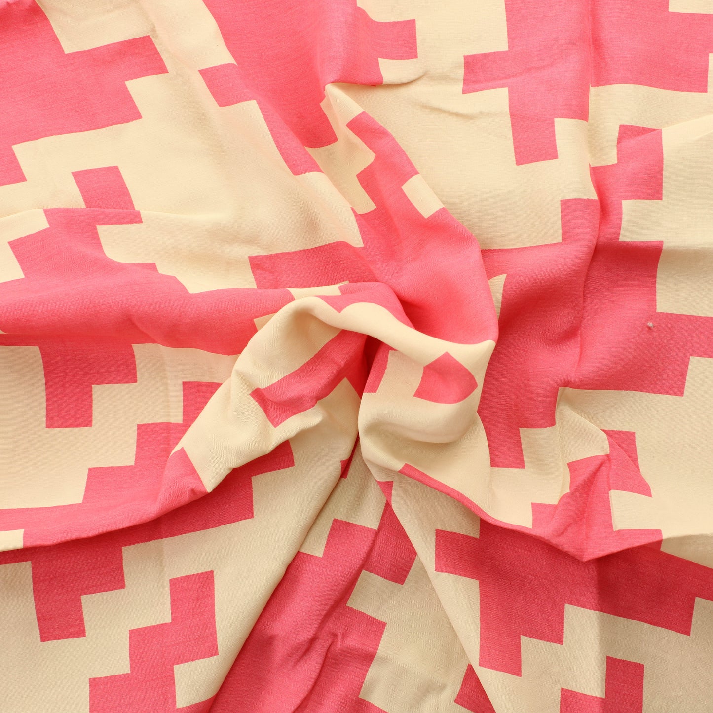 Vaaleanpuna-beige Vaatetuskangas - Pala