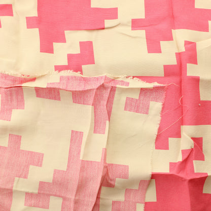 Vaaleanpuna-beige Vaatetuskangas - Pala