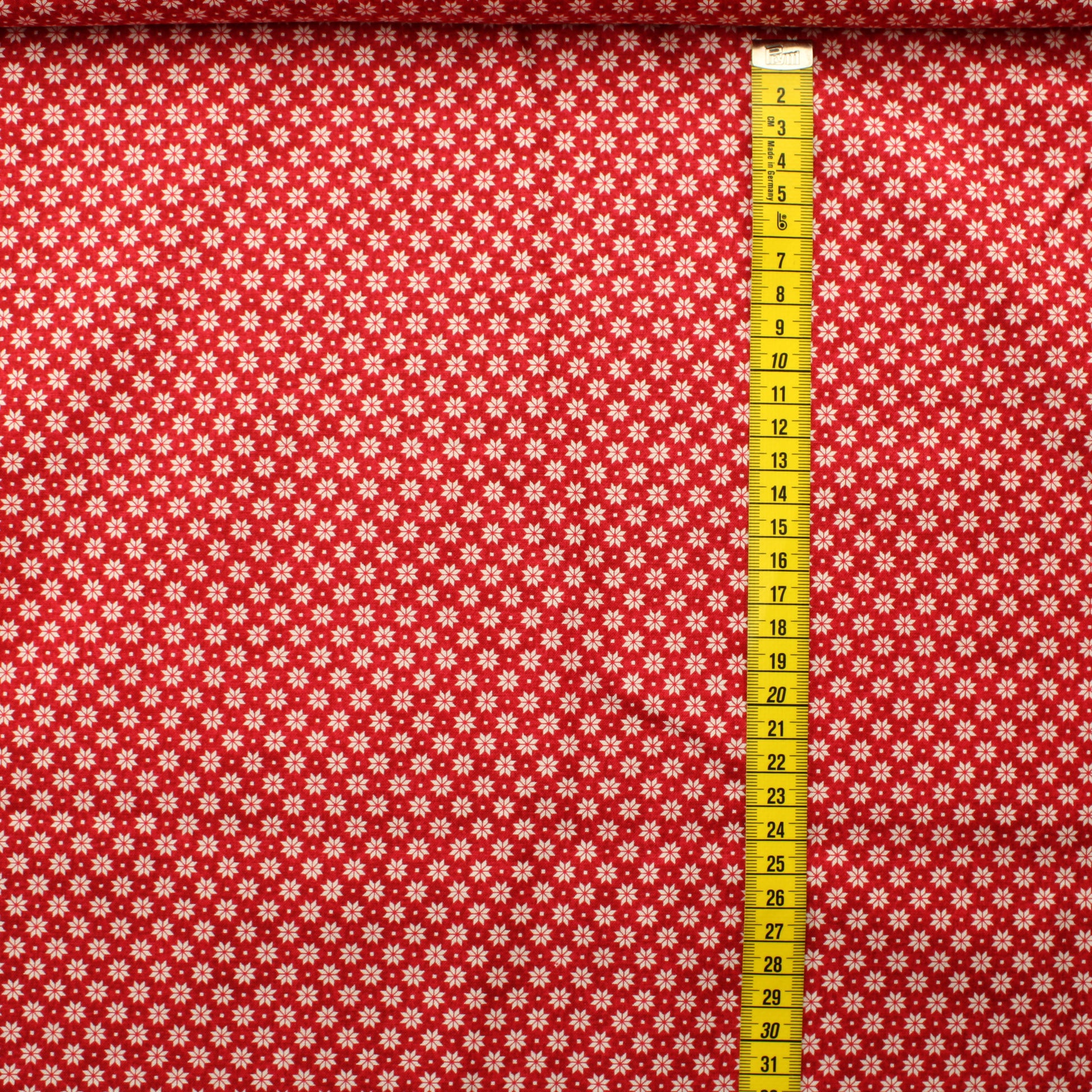 Pienet kukat punaisella Puuvilla - Pala