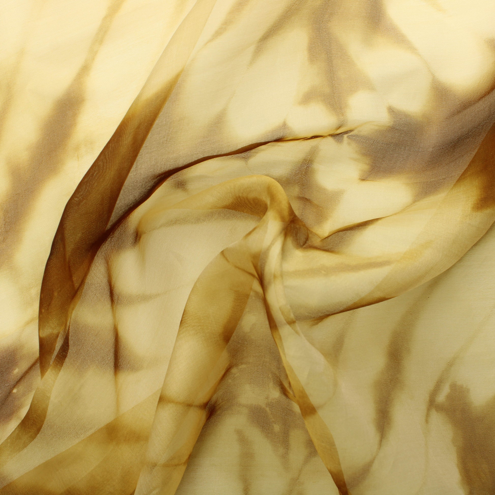 Ruskea kuviollinen Verhokangas - Pala