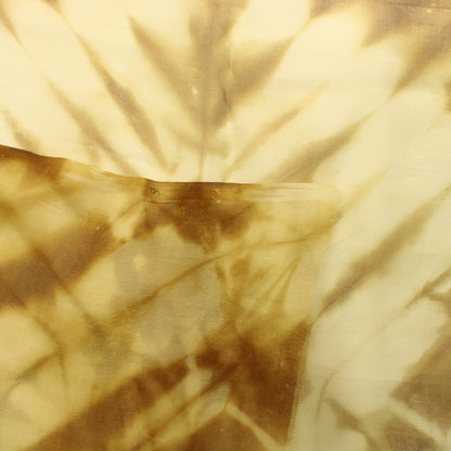 Ruskea kuviollinen Verhokangas - Pala